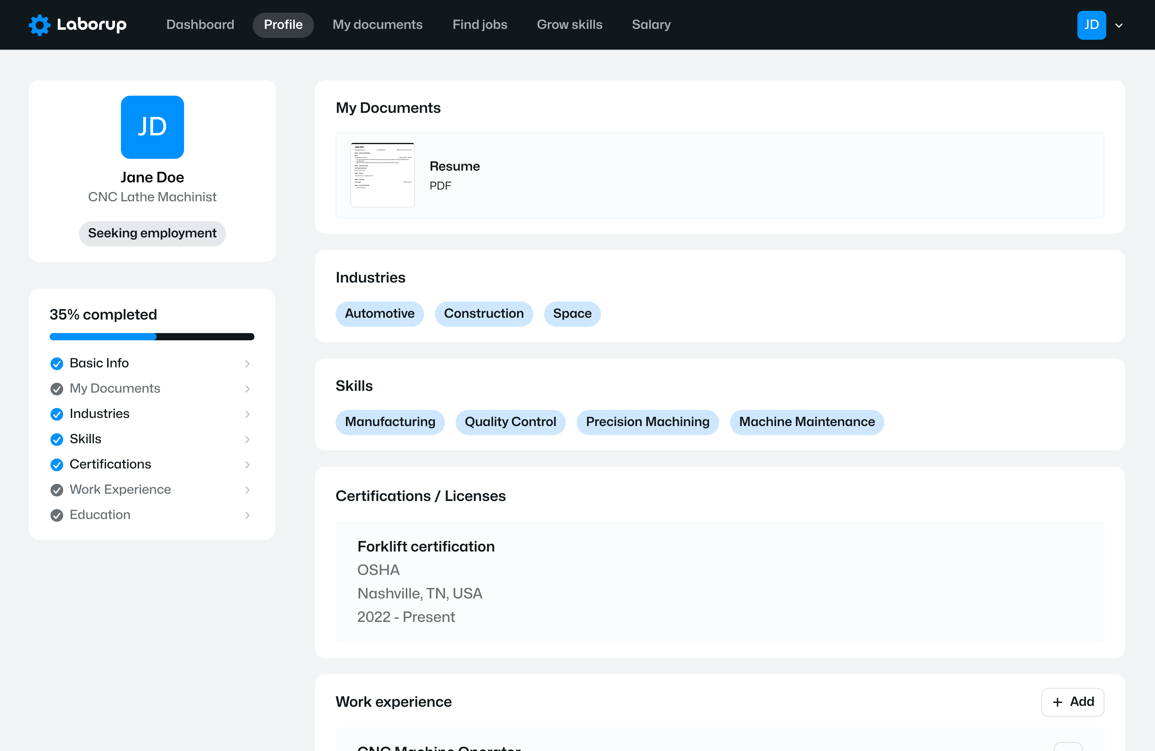 Portfolio project preview