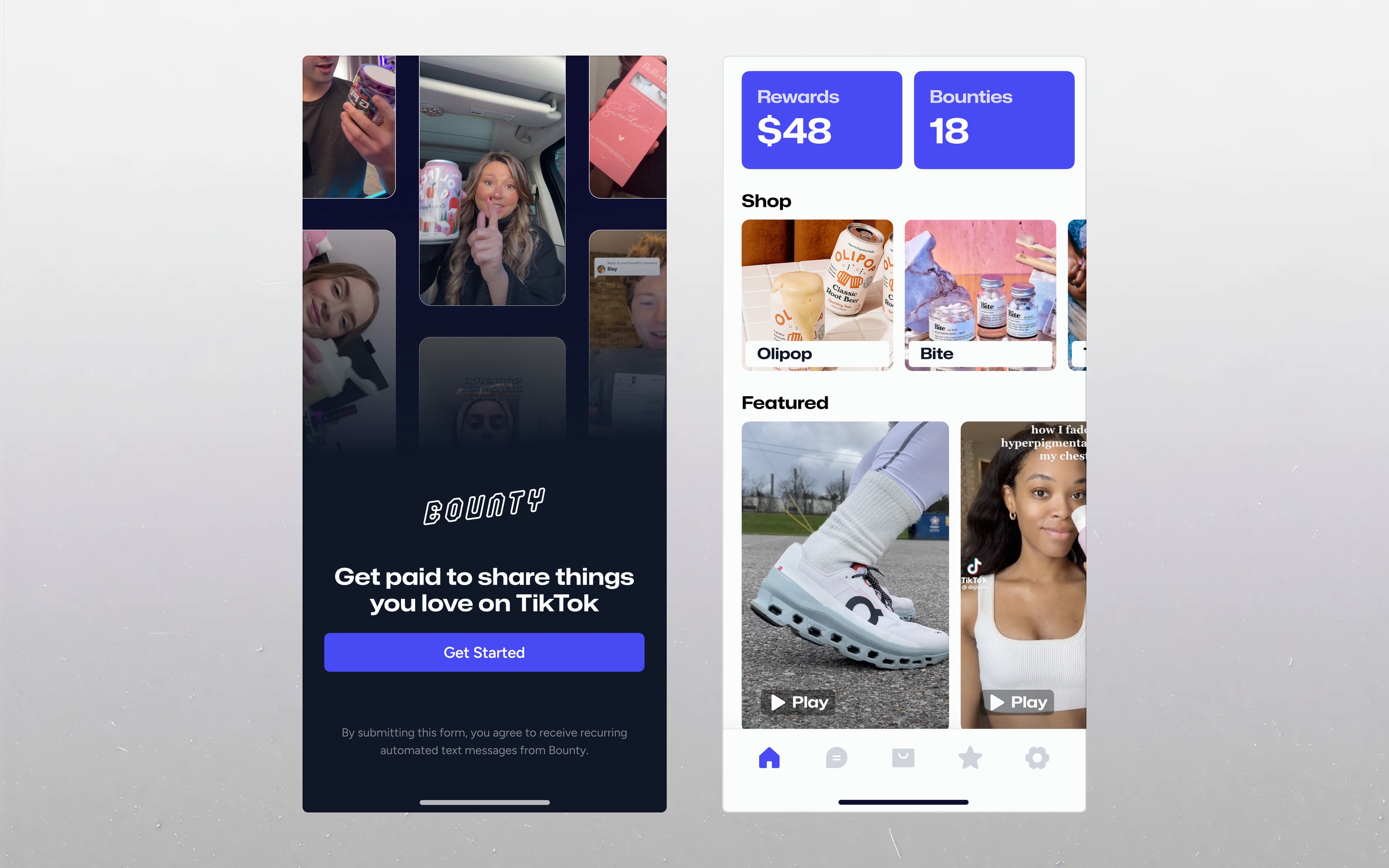 Bounty creator app