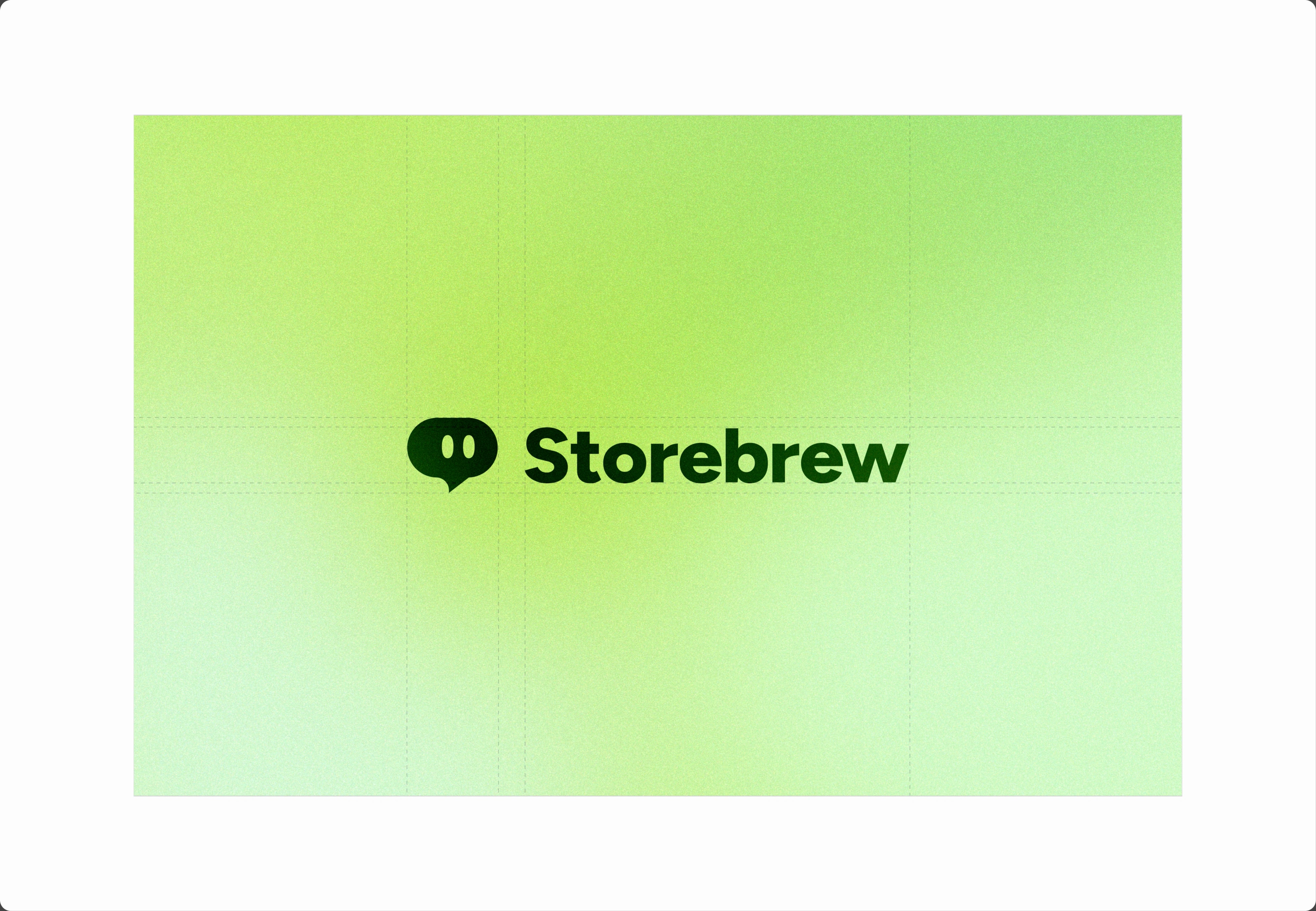 Storebrew logo on a textured green background