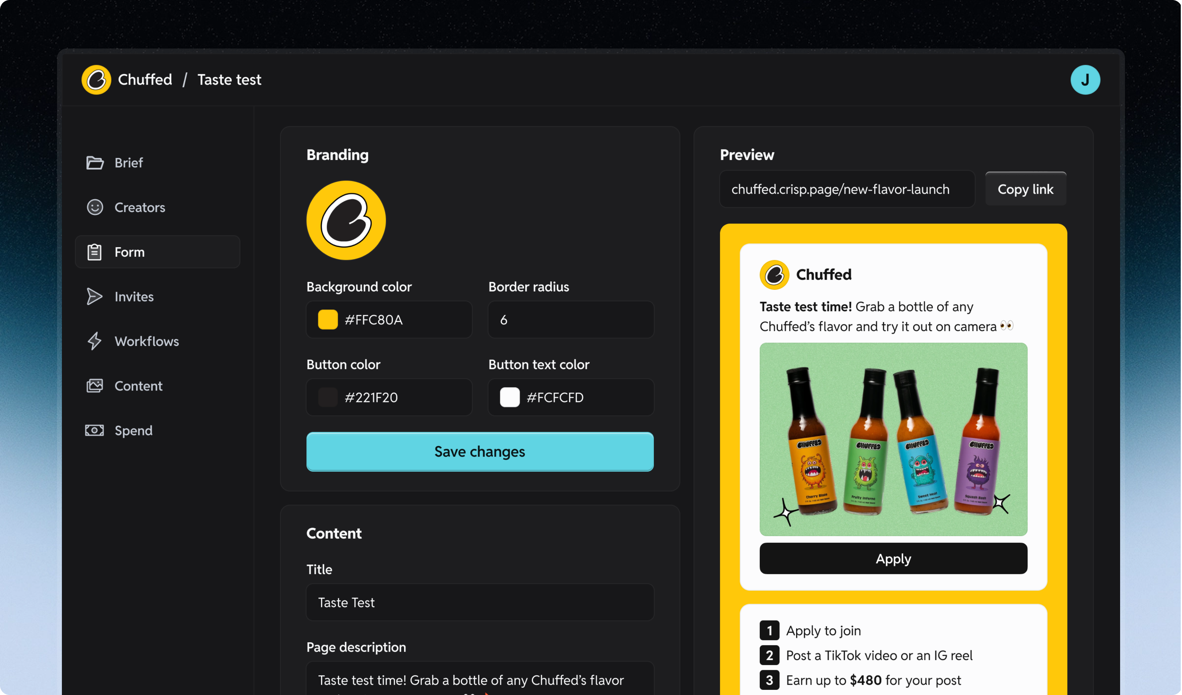 Honeycrisp screenshot 3