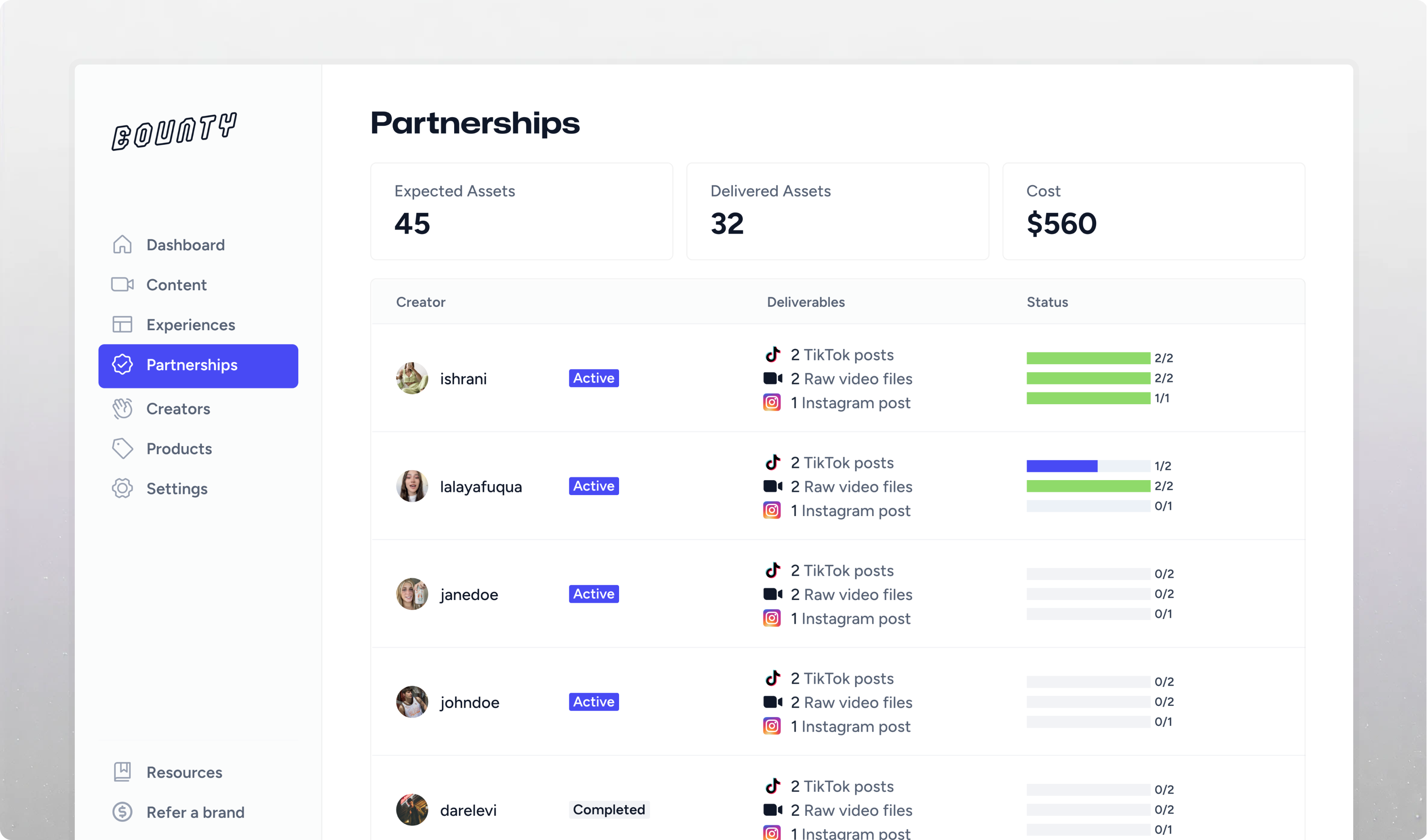 Bounty project preview